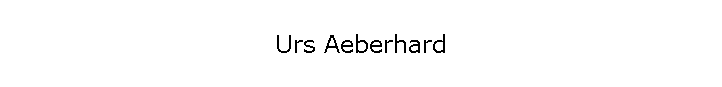 Urs Aeberhard